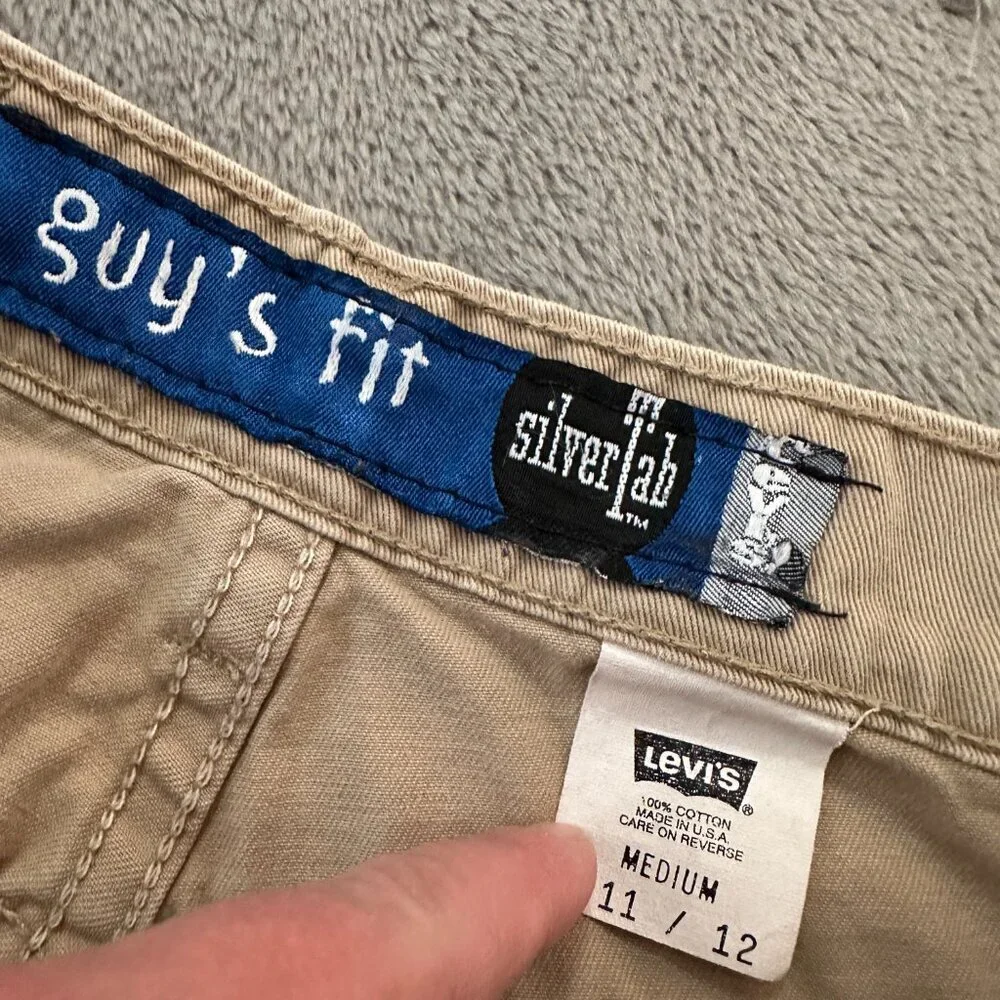 Vintage 90s Y2K Levi's SilverTab Guys Fit Jeans Khakis Women's 11/12